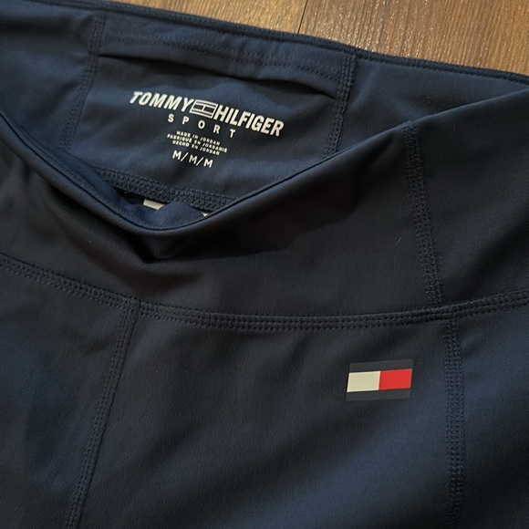 Tommy Hilfiger Sport Navy Leggings Size Medium- Workout, Yoga, Activewear - Picture 6 of 11